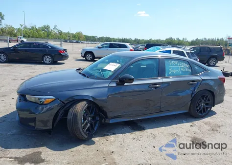 2025 Honda Civic Hybrid Sport/Sport Touring from USA, damaged, VIN 2HGFE4F87SH329326